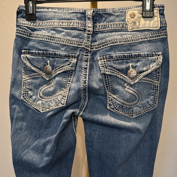 Silver suki surplus Capri Jeans 27 - Picture 2 of 12